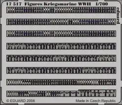 Eduard 17517 1/700 Ship- Kriegsmarine Figures WWII (Painted)