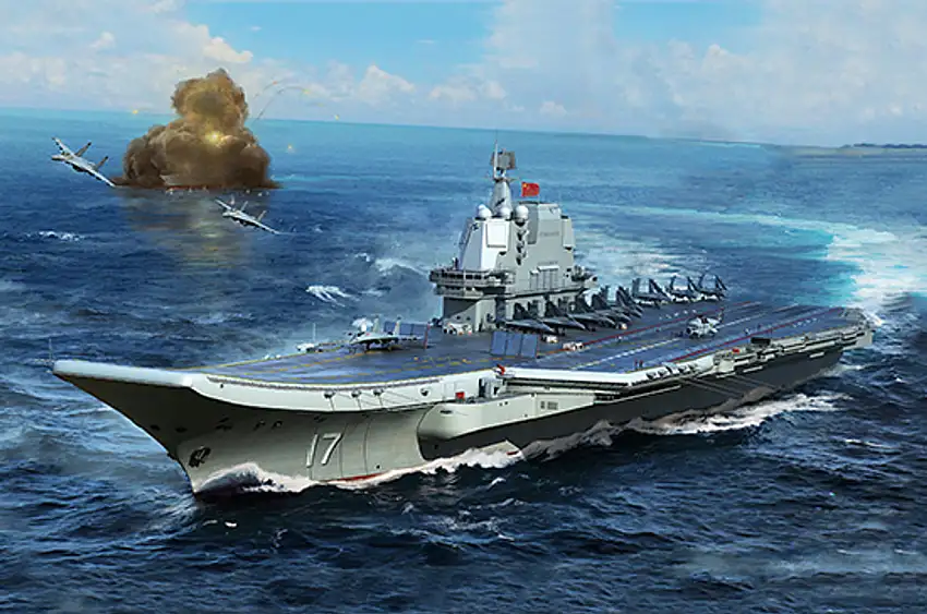 PLA Chinese Navy Type 002 Aircraft Carrier 1/700 Trumpeter