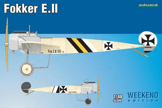 Eduard 8451 1/48 Fokker E II Aircraft (Wkd Edition Plastic Kit)