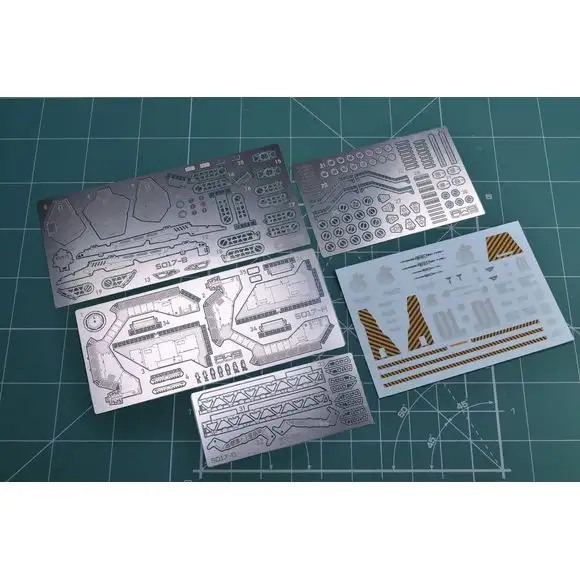 Madworks AW9 S17 Detail Up Metal Parts Photo-Etch Upgrade for Evangelion EVA-01 DX Ver. RG 1/144 Model Kit