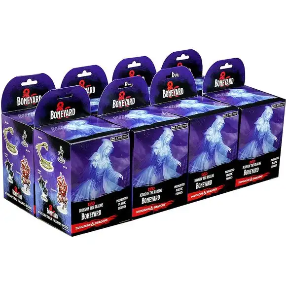 Dungeons & Dragons Icons of the Realms Miniatures: Boneyard Booster Brick Set 18 (8 Boosters)
