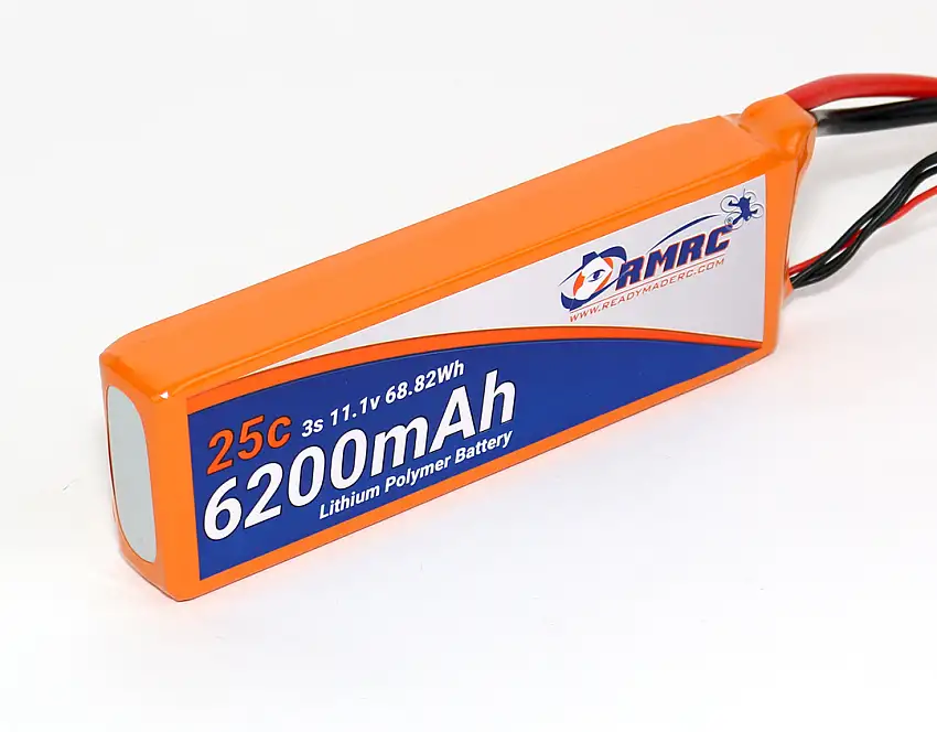 RMRC Orange Series - 6200mAh 3S 25C Lipo - XT60 (68.82Wh)