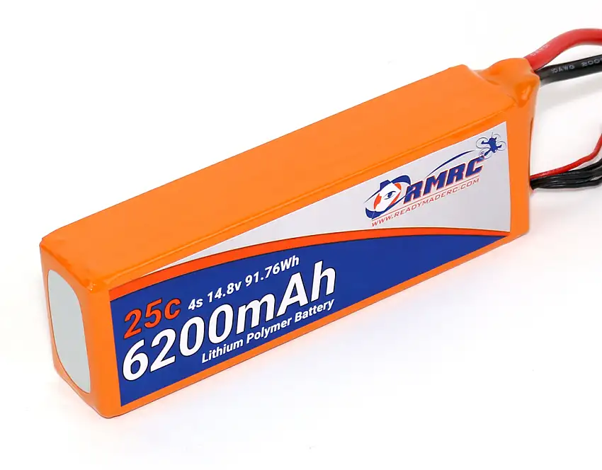 RMRC Orange Series - 6200mAh 4S 25C Lipo - XT60 (91.76Wh)