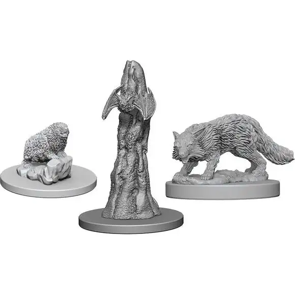 Pathfinder Deep Cuts Unpainted Miniatures: W01 Familiars
