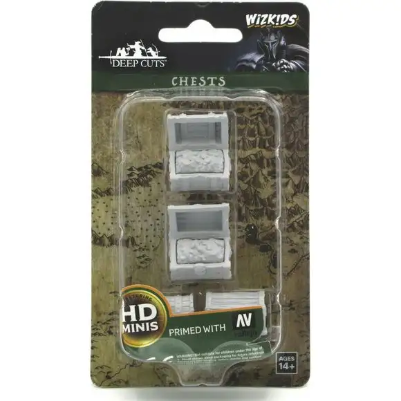 WizKids: Deep Cuts Unpainted Miniatures: Chests