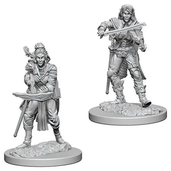 Pathfinder Deep Cuts Unpainted Miniatures: W04 Elf Female Bard