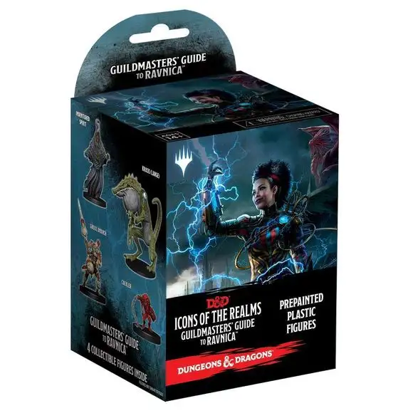Dungeons & Dragons: Icons of the Realms: Set 10 Guildmasters` Guide to Ravnica Booster Pack (1 Box)