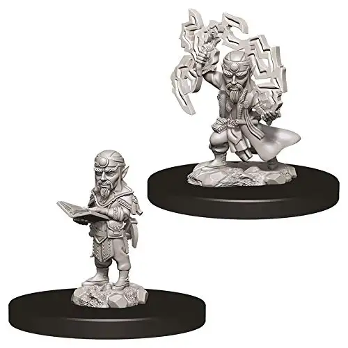 Pathfinder Deep Cuts Unpainted Miniatures: W09 Male Gnome Sorcerer