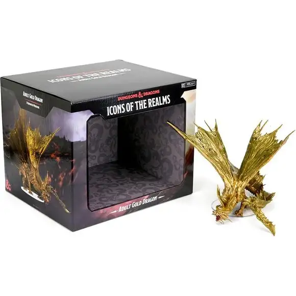 D&D Icons of The Realms: Adult Gold Dragon Premium Figure