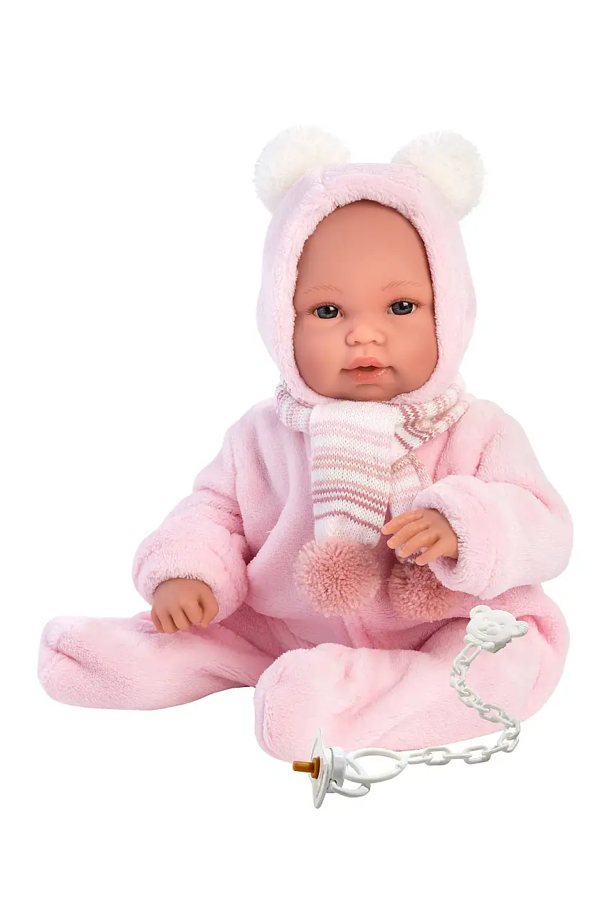 Crying Newborn Doll with Swaddle Blanket Backpack | Soft Body 14" | Amelia
