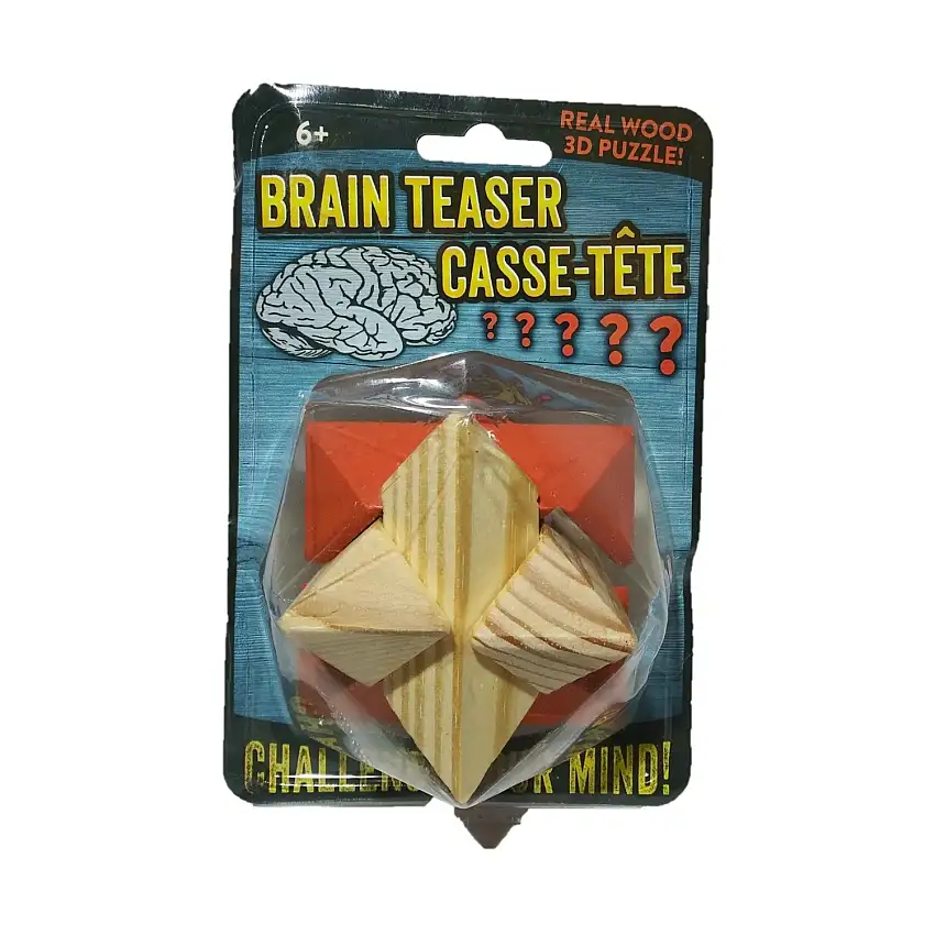 Brain Teaser Wood Puzzle