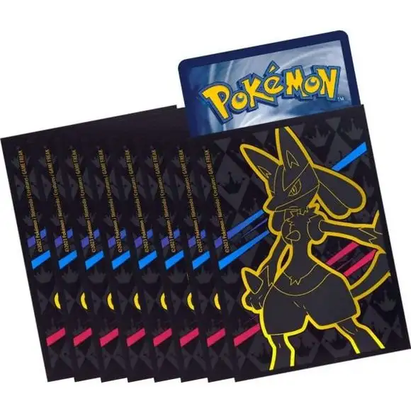 Pokemon Crown Zenith Lucario 65 Ct card sleeves