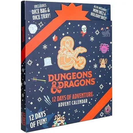 FanRoll: Dice Advent Calendar - D&D 12 Dice of Adventure