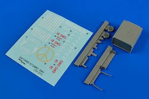 Aerobonus 320073 1/32 USAF 2-Wheel Tilt Cabinet Early Vietnam War Era