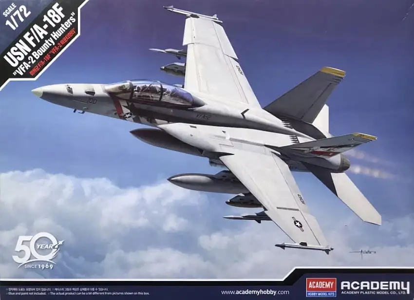 Academy 12567 1/72 F/A18F VFA2 Bounty Hunters USN Fighter