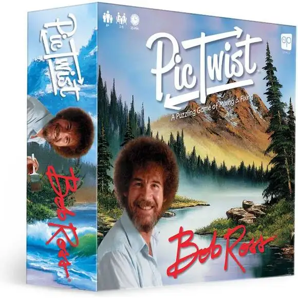 Bob Ross Pic Twist A Puzzling Game of Mixing and Fixing
