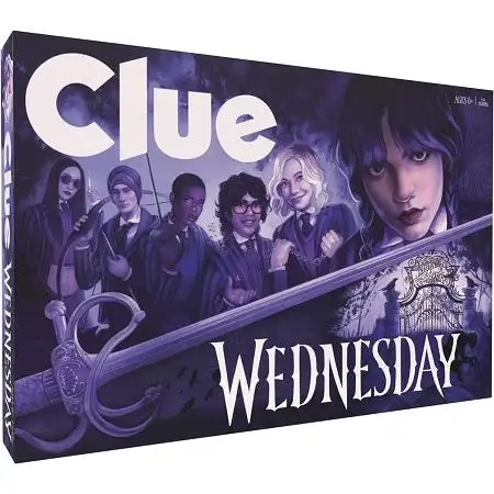 USAopoly Clue: Wednesday Board Game