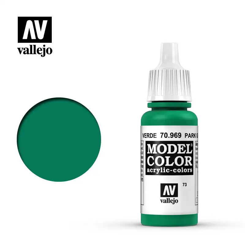 Vallejo Model Color Paint: Park Green Flat