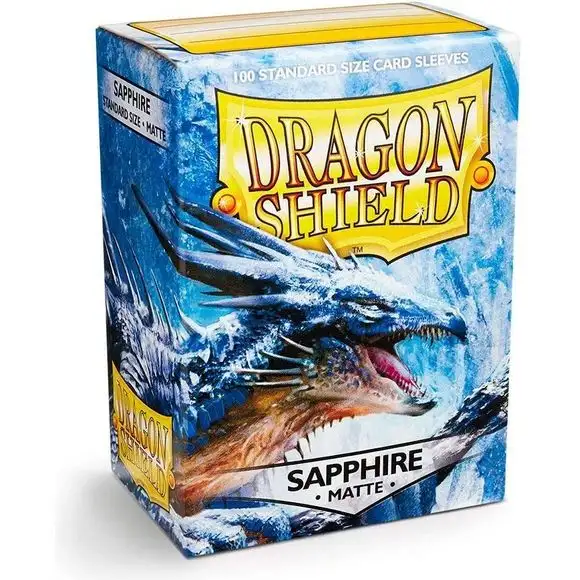 Dragon Shield Matte Sapphire 100 Protective Sleeves