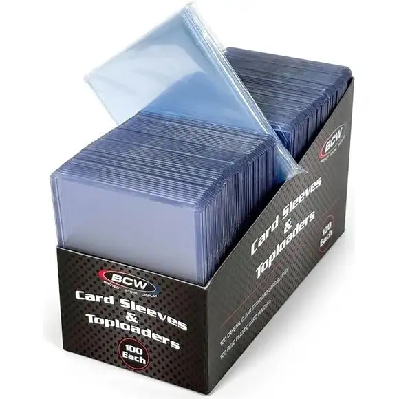 BCW Card Sleeve and Toploader Combo Pack 100ct