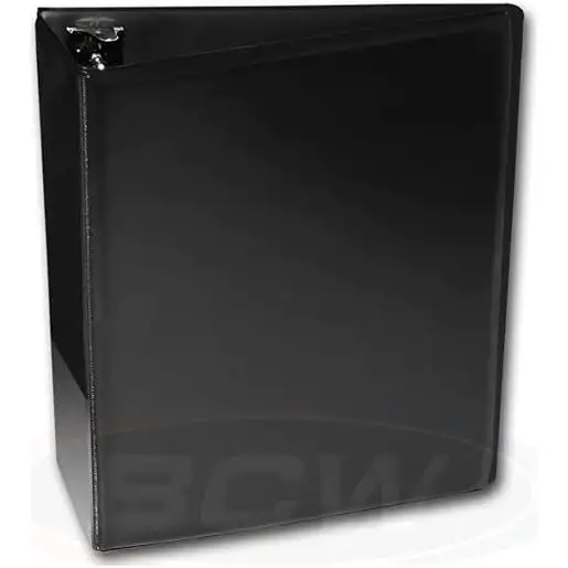 BCW 3" Card Album - Plain Black