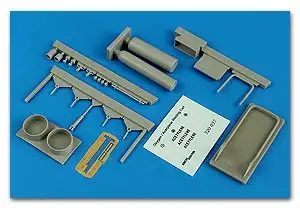 Aerobonus 320037 1/32 Oxygen/Acetylene Welding Cart w/Steel-Type Wheels & Photo-