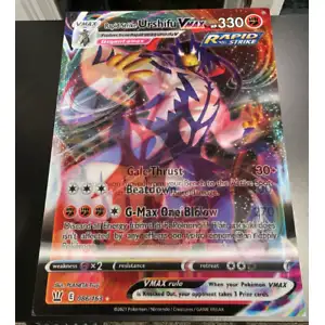Pokemon Battle Styles Urshifu VMAX 3D Lenticular Promo Sign Poster 24"x17"