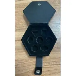 Galactic Toys Leather Dice Case - Black