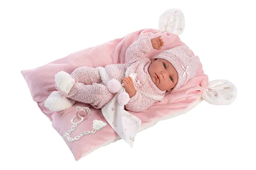 Anatomically Correct Baby Doll with Blanket | 15.7" | Naomi