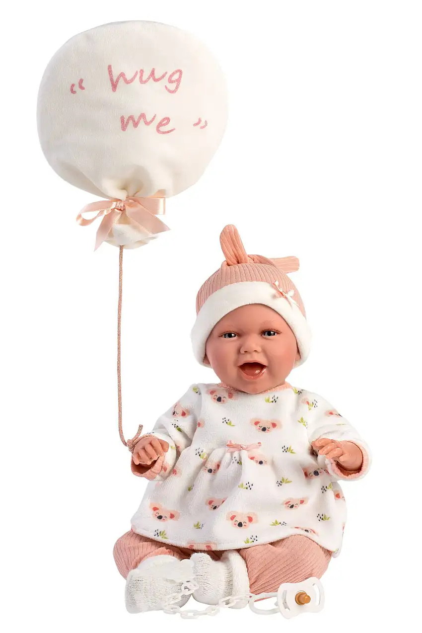 Crying Newborn Doll with Balloon | Soft Body 16.5" | Payton