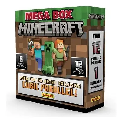 Panini Minecraft Mega Box – Official Trading Cards, 72 Cards per Box