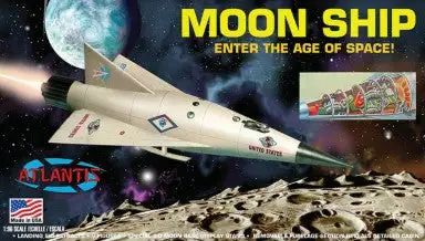 Atlantis Models 1825 1/96 Moonship Spacecraft (formerly Revell)