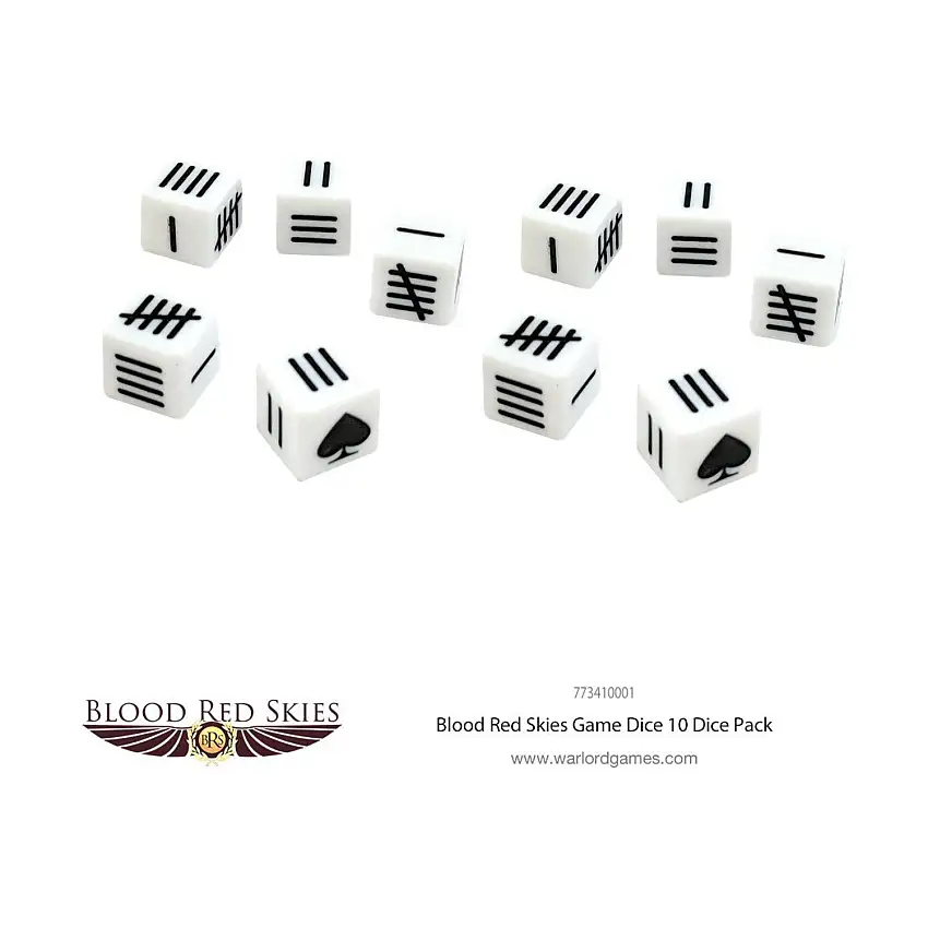 Blood Red Skies Game Dice (10)