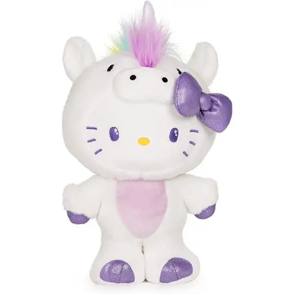 GUND Sanrio Hello Kitty Unicorn Plush Stuffed Animal Cat, 9.5 inches