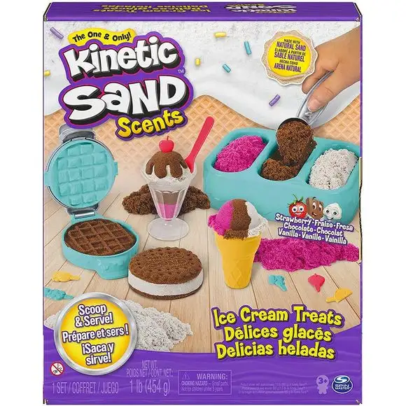 Spin Master Kinetic Sand Ice Cream Treats Playset