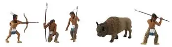 WOODLAND SCENICS - Scene-A-Rama Scene Setters Native American Hunters (SP4444)