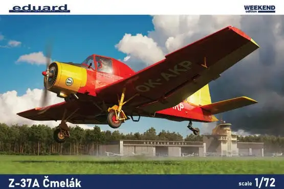 Eduard 7456 1/72 Z37A Cmelak Czech Agricultural Aircraft (Wkd Edition Plastic Ki
