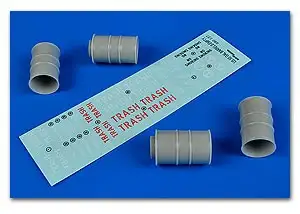 Aerobonus 480137 1/48 US 55 Gallon Empty Barrels (D)