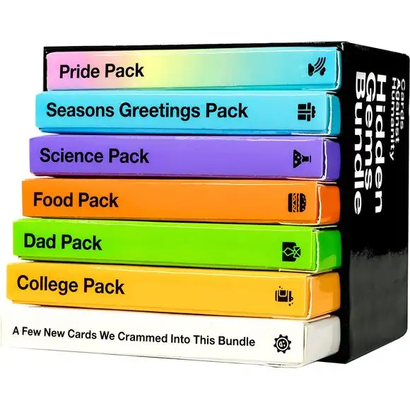 Cards Against Humanity: Hidden Gems Bundle - 6 Themed Packs + 10 New Cards