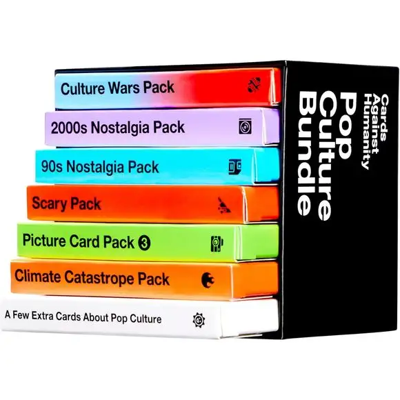 Cards Against Humanity: Pop Culture Bundle - 6 Themed Packs + 10 New Cards