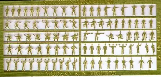 White Ensign Models 3512 1/350 Naval Figures for all Nations (100pc) (D)