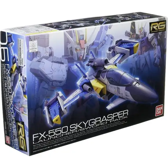 Bandai RG #06 SEED Skygrasper with Launcher Sword Pack 1/144 Scale Model Kit