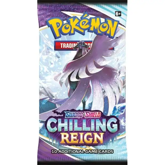 Pokémon TCG: Sword & Shield—Chilling Reign Booster Pack (Artwork may vary)