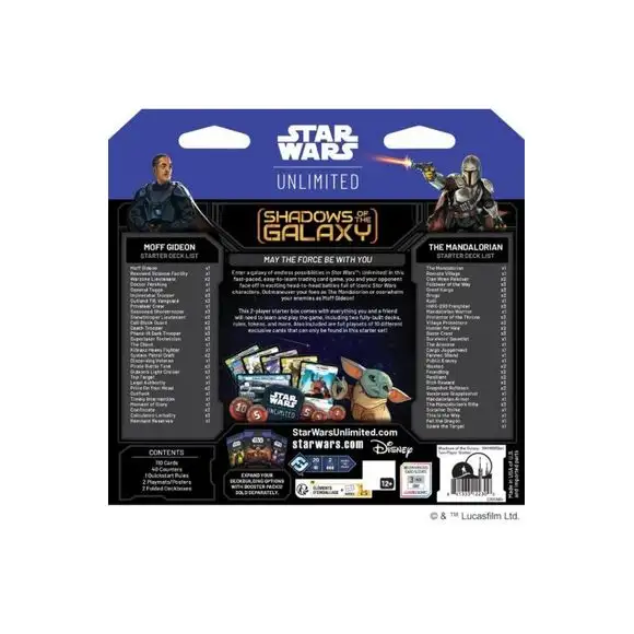 Star Wars: Unlimited TCG Shadows of the Galaxy Two-Player Starter Set