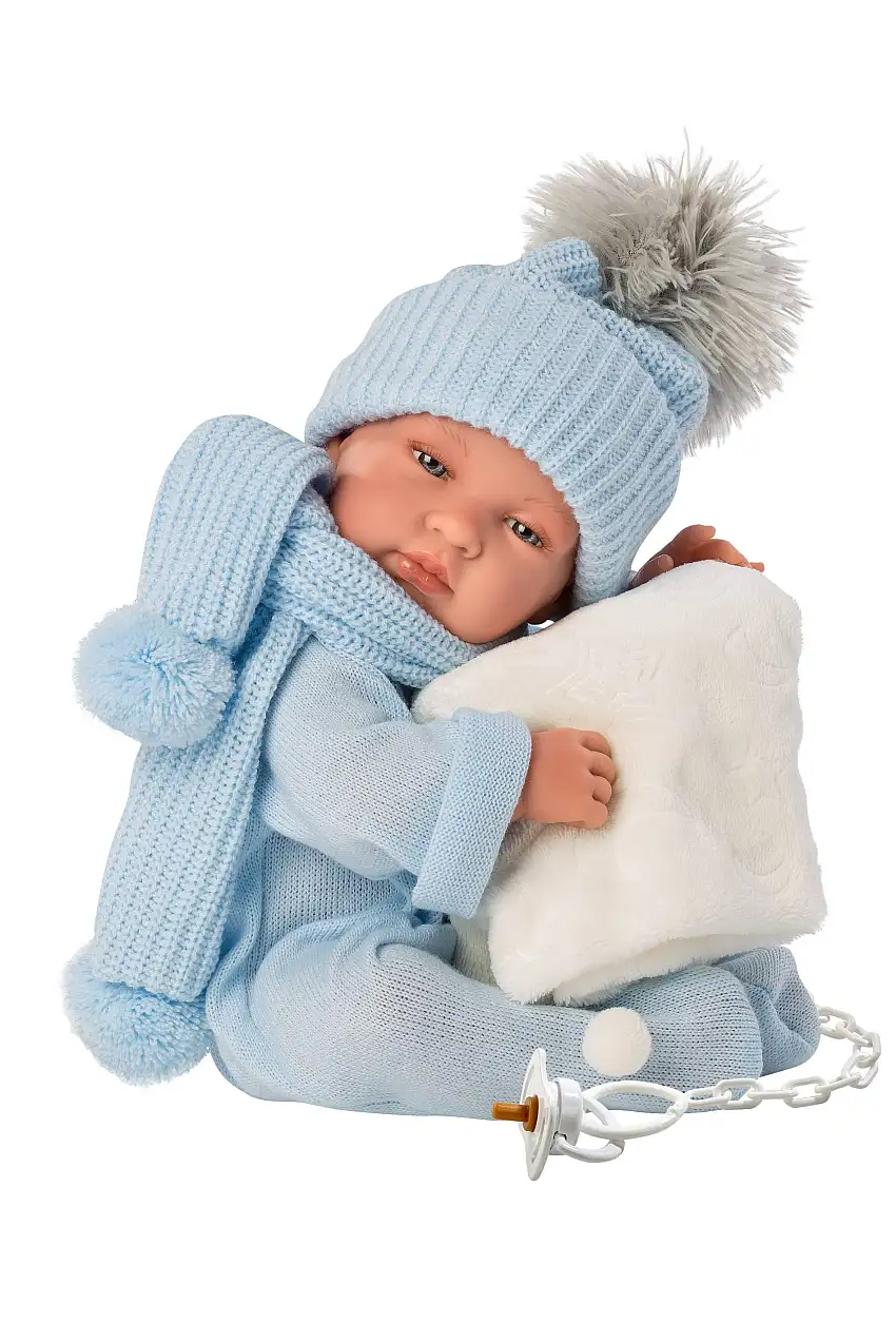 Anatomically Correct 17" Baby Doll Jackson With Blanket
