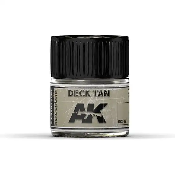 AK Interactive AFV Real Color RC019 Deck Tan 10ml Hobby Paint