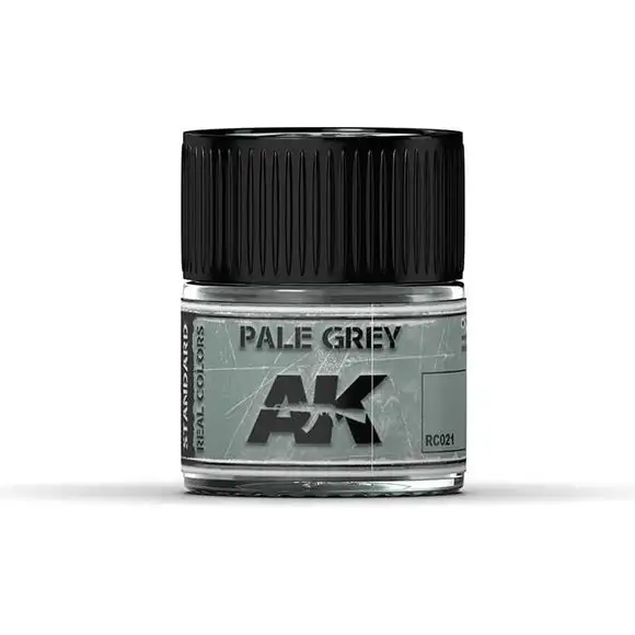 AK Interactive AFV Real Color RC021 Pale Grey 10ml Hobby Paint