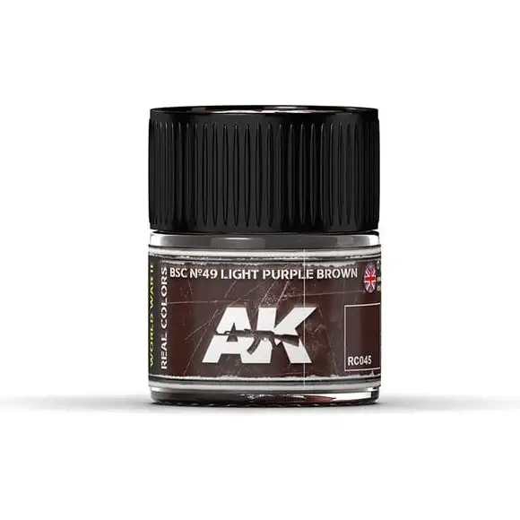 AK Interactive AFV Real Color RC045 Light Purple Brown 10ml Hobby Paint