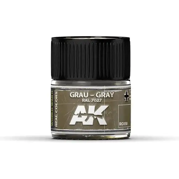 AK Interactive AFV Real Color RC056 Dark Brown RAL7017 10ml Hobby Paint