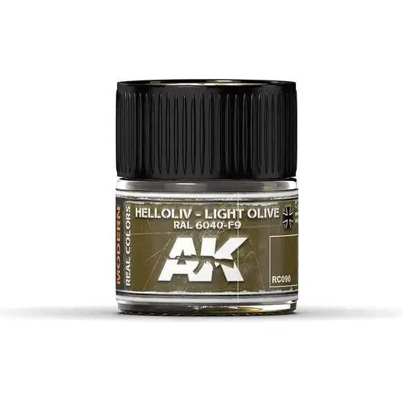 AK Interactive AFV RC090 HelloLiv - Light Olive 10ml Acrylic Hobby Paint